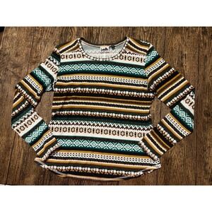 Kavu Aztec print women's M top